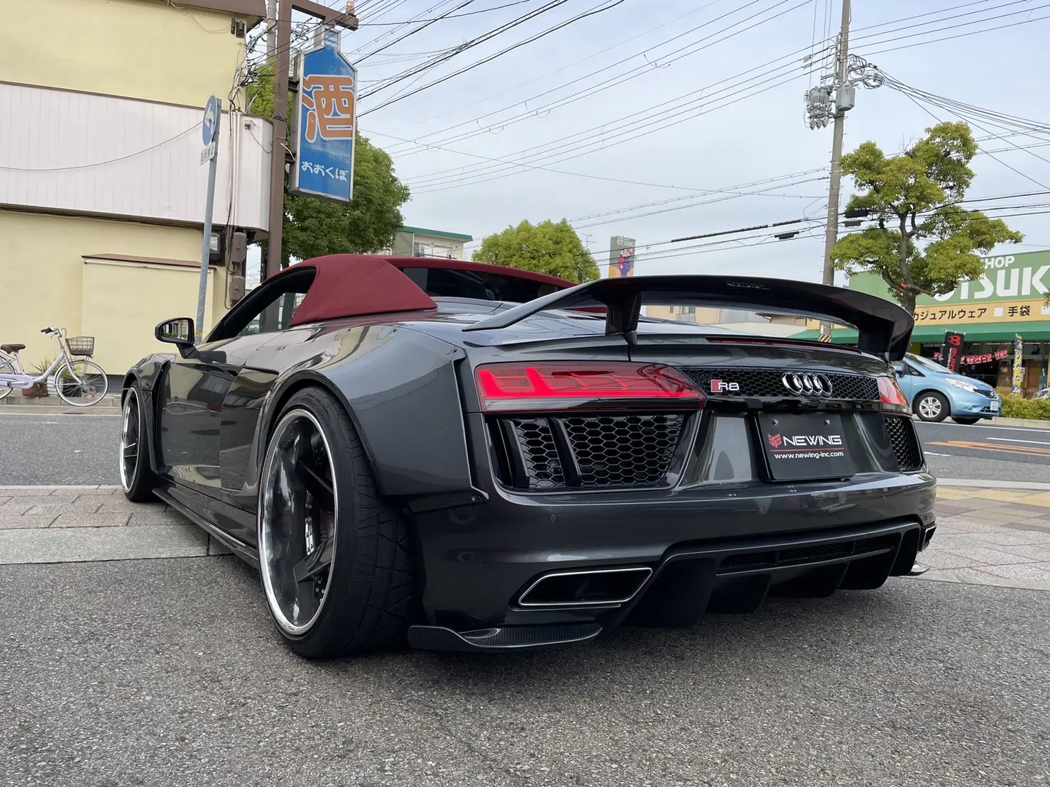 遂に完成！Alpil Audi R8 SPIDERにオリジナルリアウイング装着 | NEWING