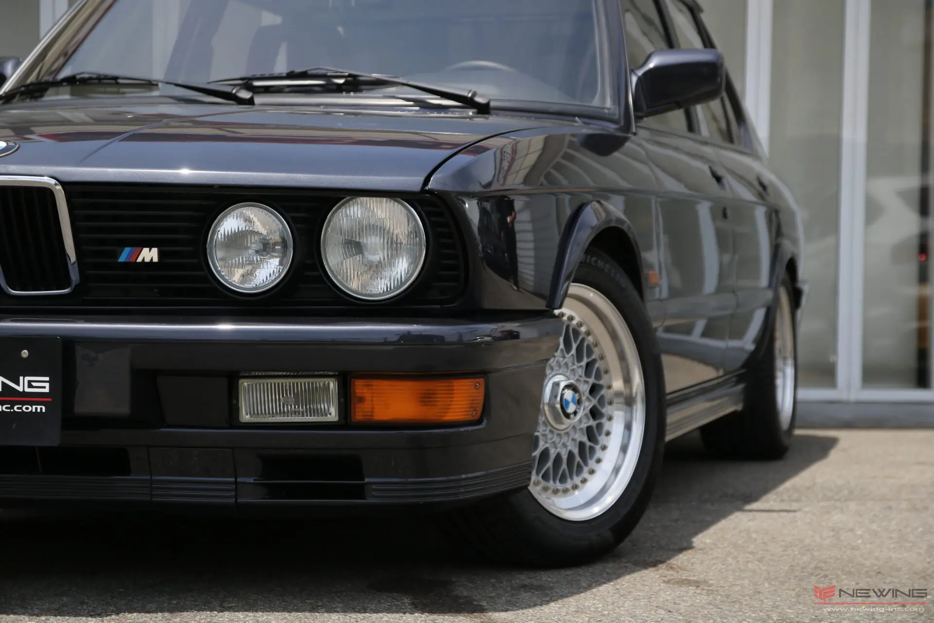 GC-1319 BMW M535i E28限定版画直筆サイン額装○作家平右ヱ門の