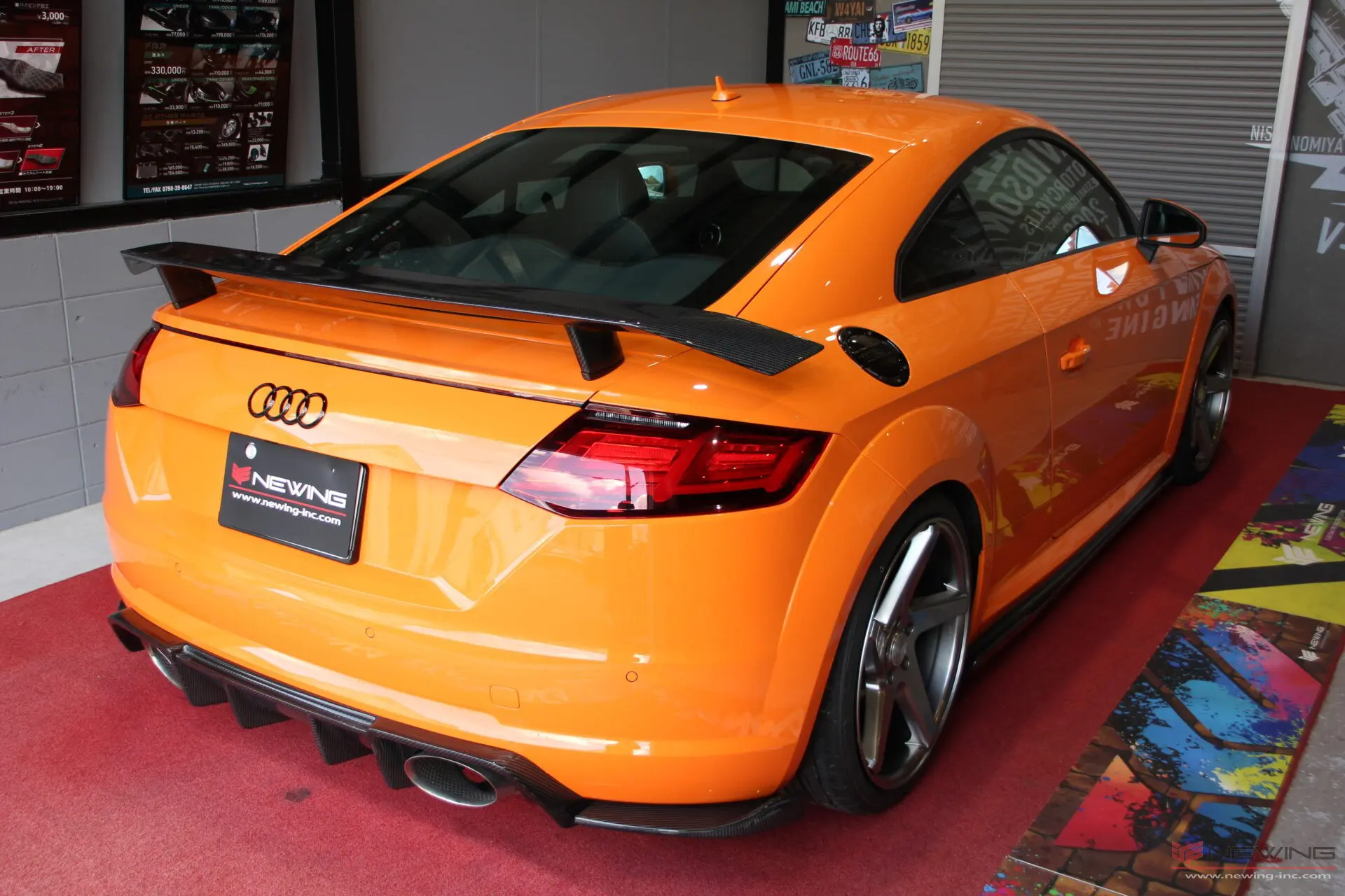 出た～！NEWING STOCK CAR 超希少ソーラーオレンジ Audi TT(FV)Alpil