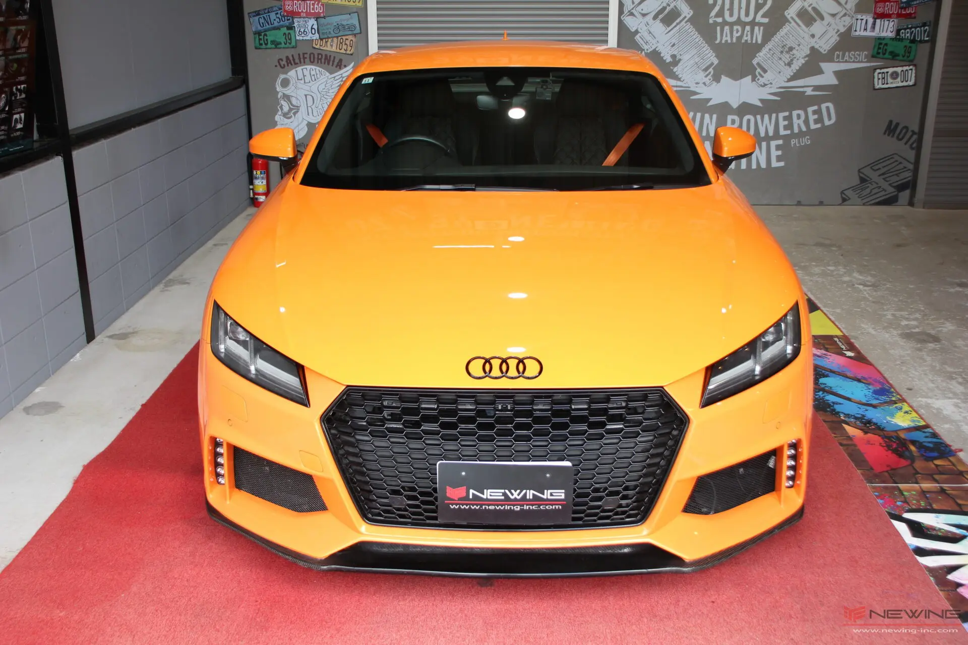 出た～！NEWING STOCK CAR 超希少ソーラーオレンジ Audi TT(FV)Alpil